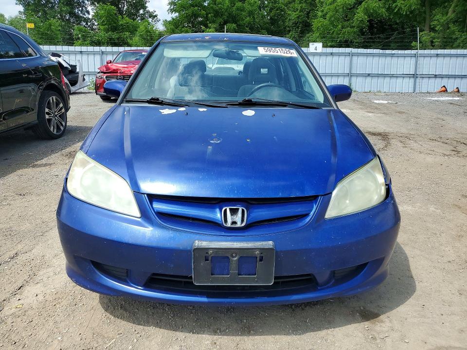 59551526 :رقم المزاد ، 2HGES16825H019768 vin ، 2005 Honda Civic مزاد بيع
