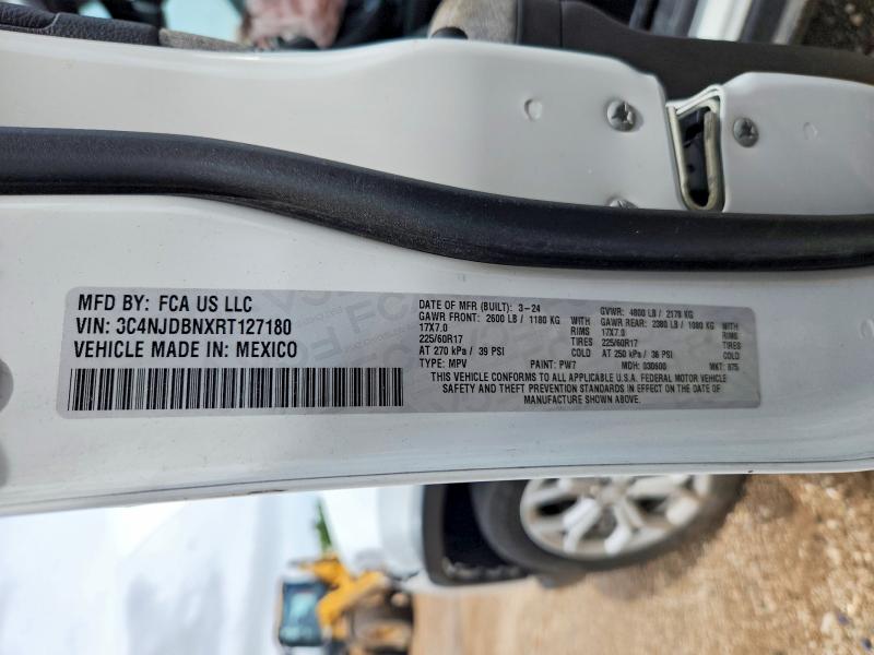 56275156 :رقم المزاد ، 3C4NJDBNXRT127180 vin ، 2024 Jeep Compass مزاد بيع