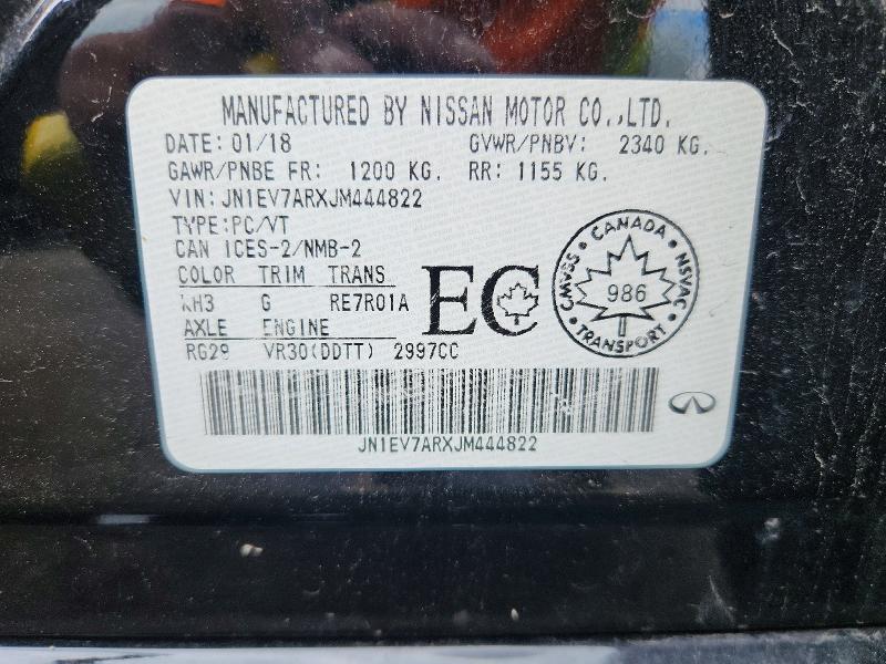 Продажа на аукционе авто 2018 Infiniti Q50, vin: JN1EV7ARXJM444822, номер лота: 57355346