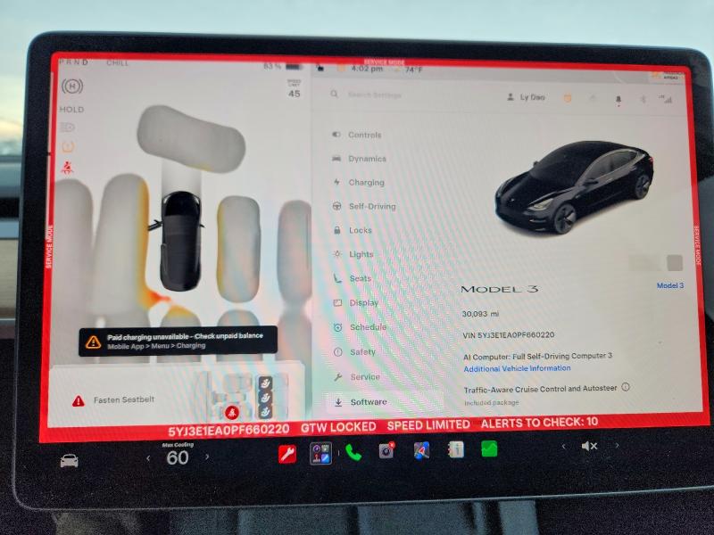 Продажа на аукционе авто 2023 Tesla Model 3, vin: 5YJ3E1EA0PF660220, номер лота: 57057576