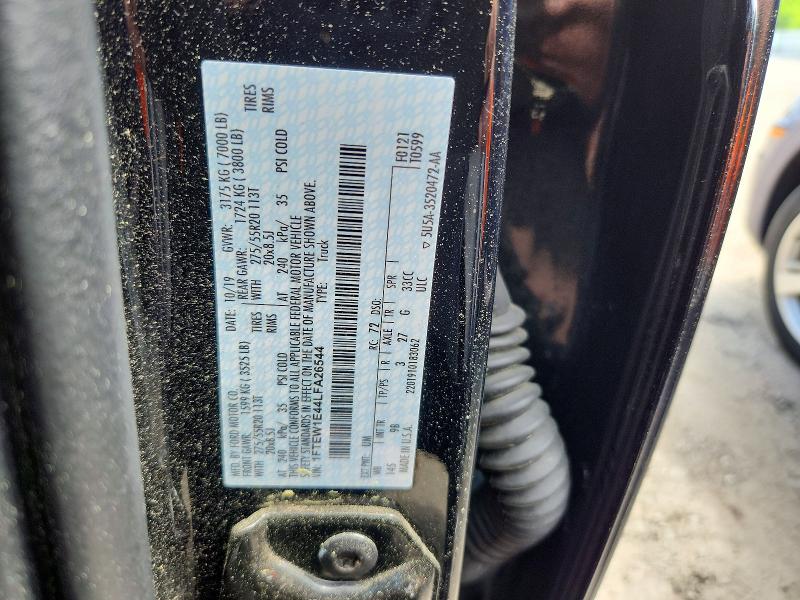 Продажа на аукционе авто 2020 Ford F150, vin: 1FTEW1E44LFA26544, номер лота: 56748086