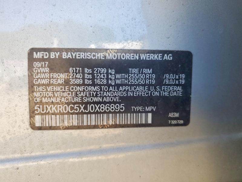 Продажа на аукционе авто 2018 Bmw X5, vin: 5UXKR0C5XJ0X86895, номер лота: 56225866