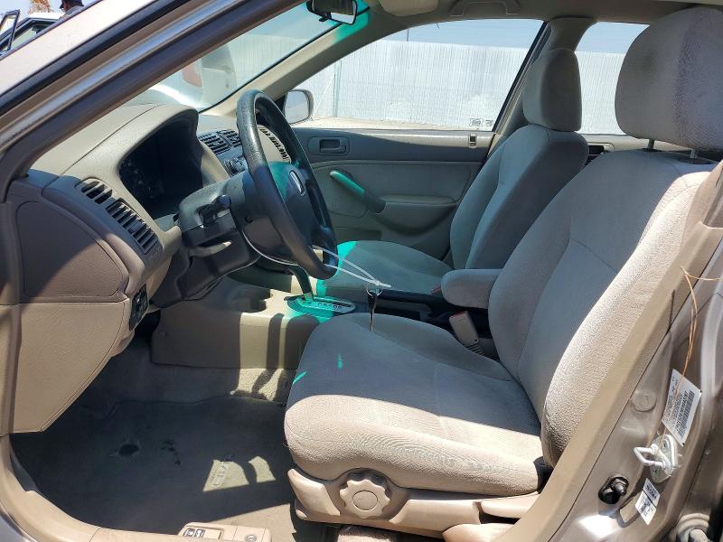Продаж на аукціоні авто 2001 Honda Civic, vin: 2HGES26781H543787, номер лоту: 58332496