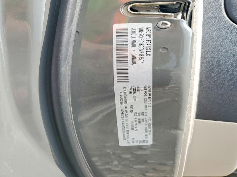 Продаж на аукціоні авто 2022 Chrysler Pacifica, vin: 2C4RC1BG0NR168507, номер лоту: 58159006