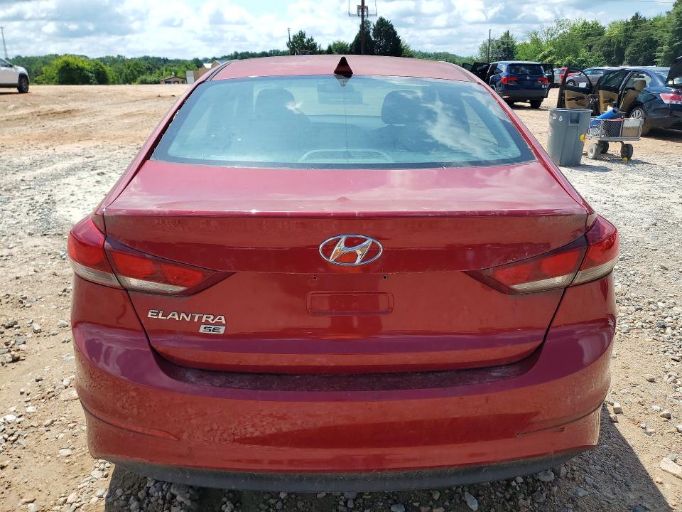 58112416 :رقم المزاد ، 5NPD74LF6HH111655 vin ، 2017 Hyundai Elantra مزاد بيع