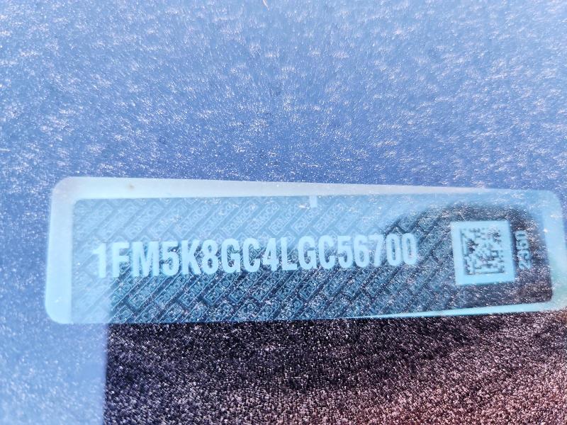 2020 Ford Explorer მანქანა იყიდება აუქციონზე, vin: 1FM5K8GC4LGC56700, აუქციონის ნომერი: 56466296