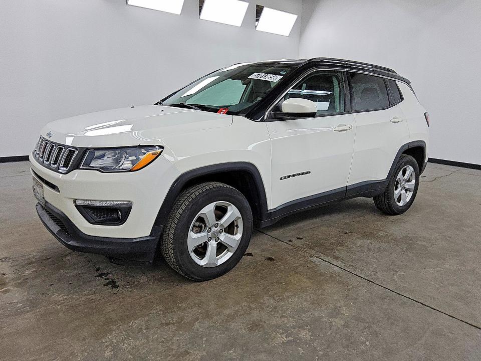 2018 Jeep Compass მანქანა იყიდება აუქციონზე, vin: 3C4NJDBBXJT192279, აუქციონის ნომერი: 57013656