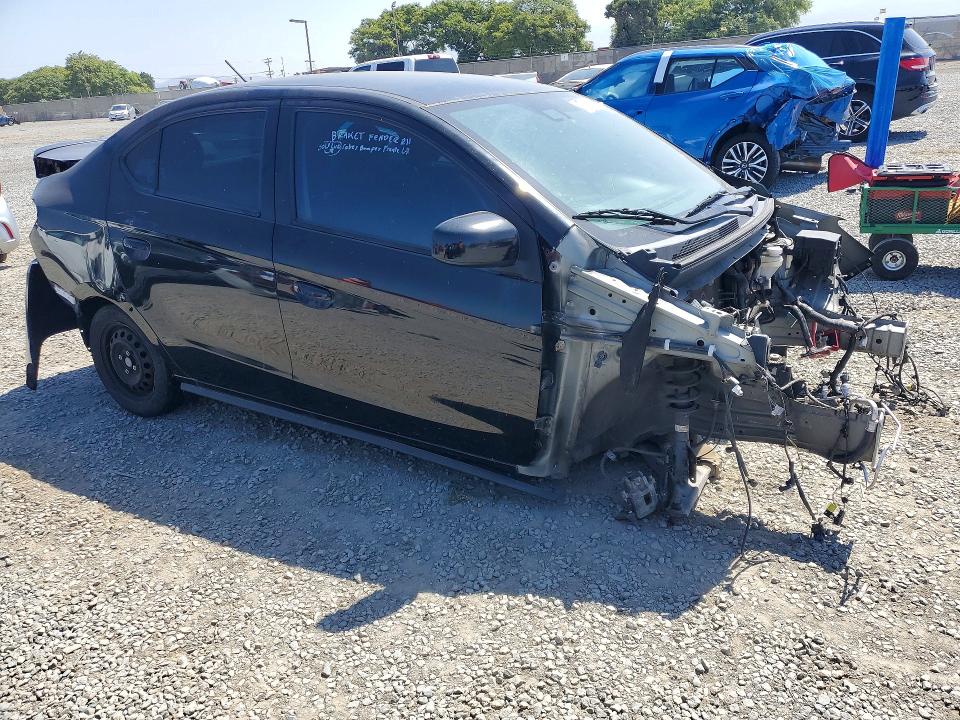 2022 Mitsubishi Mirage მანქანა იყიდება აუქციონზე, vin: ML32FUFJ0NHF07106, აუქციონის ნომერი: 57349286