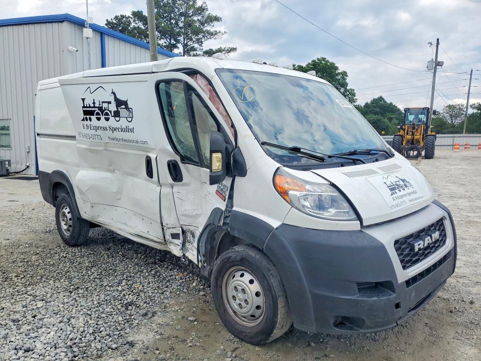 55775596 :رقم المزاد ، 3C6TRVAG7KE508348 vin ، 2019 Ram Promaster 1500 مزاد بيع