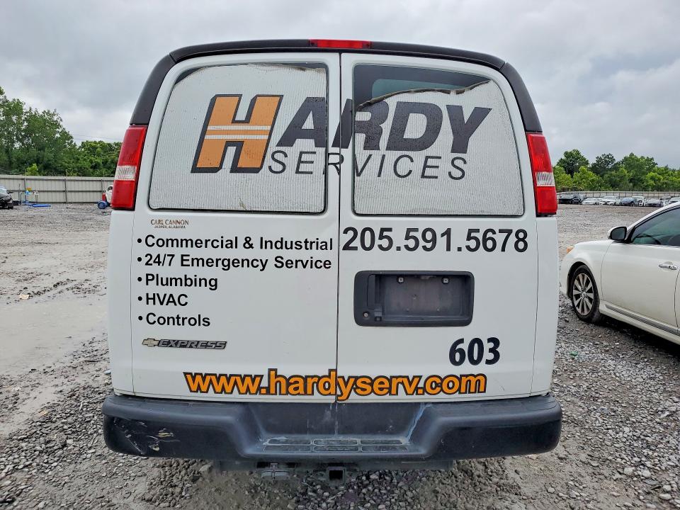 2020 Chevrolet Express G2500 მანქანა იყიდება აუქციონზე, vin: 1GCWGAFG9L1212474, აუქციონის ნომერი: 57486866
