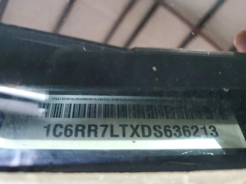 2013 Ram 1500 მანქანა იყიდება აუქციონზე, vin: 1C6RR7LTXDS636213, აუქციონის ნომერი: 57742636