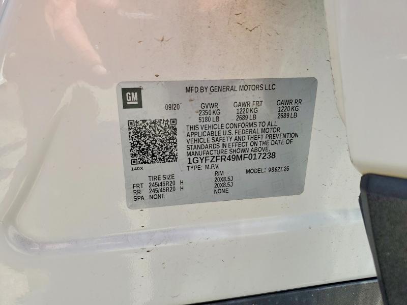 Aukcja sprzedaży 2021 Cadillac Xt4, vin: 1GYFZFR49MF017238, numer aukcji: 57257846