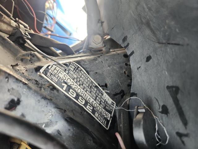 57218566 :رقم المزاد ، 1HFSC2208NA400386 vin ، 1992 Honda Gl1500 مزاد بيع