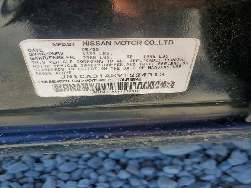 55933856 :رقم المزاد ، JN1CA31AXYT224313 vin ، 2000 Nissan Maxima مزاد بيع