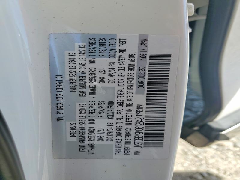 Продаж на аукціоні авто 2022 Mazda Cx-9, vin: JM3TCBEY9N0612842, номер лоту: 55912436