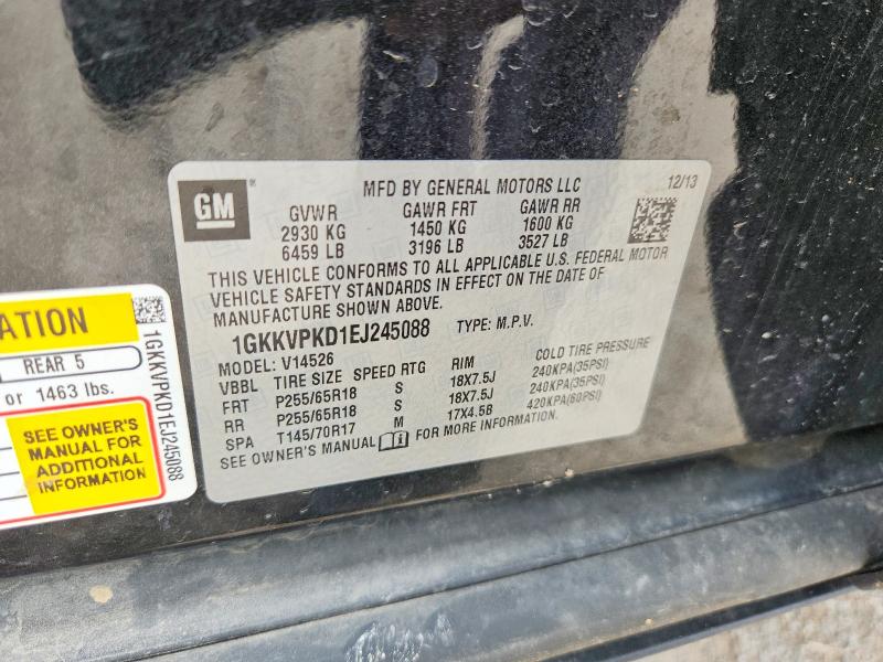 2014 Gmc Acadia მანქანა იყიდება აუქციონზე, vin: 1GKKVPKD1EJ245088, აუქციონის ნომერი: 58579596