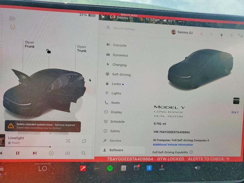 Aukcja sprzedaży 2026 Tesla Model Y, vin: 7SAYGDEE8TA409864, numer aukcji: 56629336