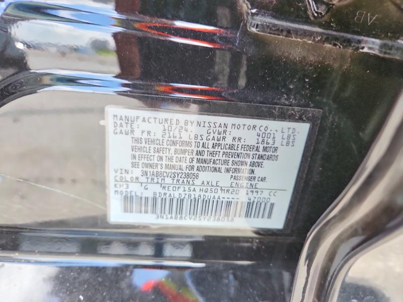 Aukcja sprzedaży 2025 Nissan Sentra, vin: 3N1AB8CV2SY238058, numer aukcji: 59234986