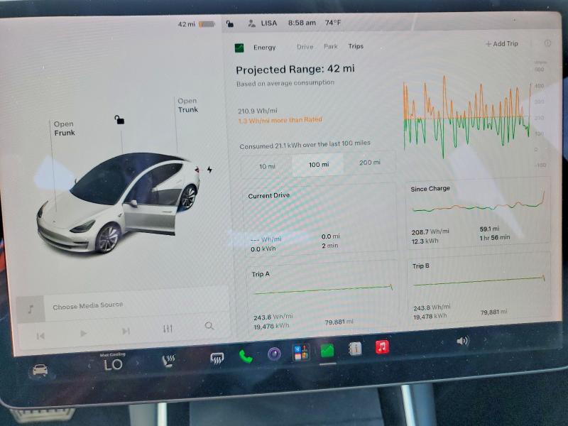 Продажа на аукционе авто 2020 Tesla Model 3, vin: 5YJ3E1EA1LF661516, номер лота: 56910726