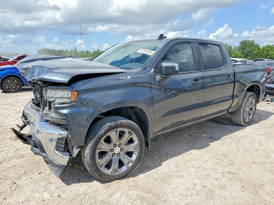 57191676 :رقم المزاد ، 1GCPYDEK0MZ409125 vin ، 2021 Chevrolet Silverado مزاد بيع