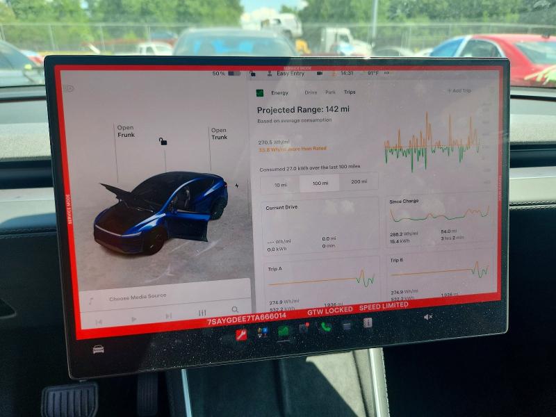Продажа на аукционе авто 2026 Tesla Model Y, vin: 7SAYGDEE7TA666014, номер лота: 58960796