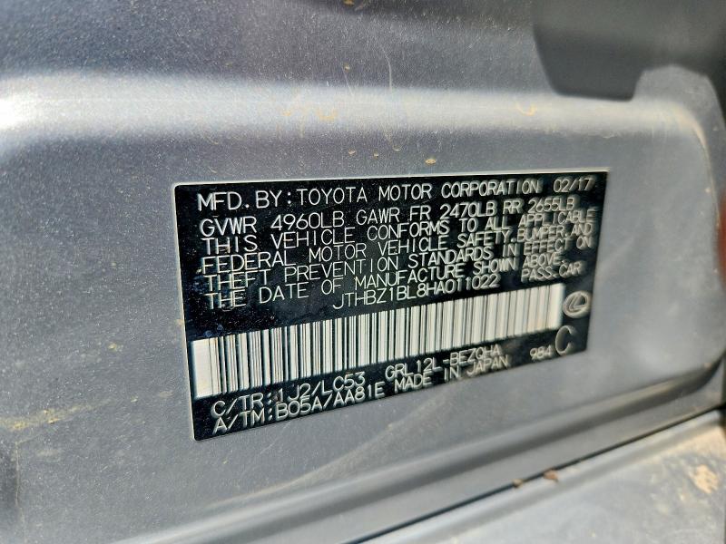 Продаж на аукціоні авто 2017 Lexus Gs 350, vin: JTHBZ1BL8HA011022, номер лоту: 85447585