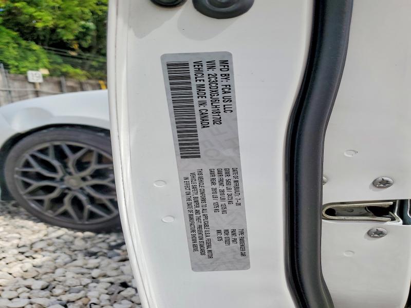 Продажа на аукционе авто 2020 Dodge Charger, vin: 2C3CDXGJ6LH181702, номер лота: 58506066