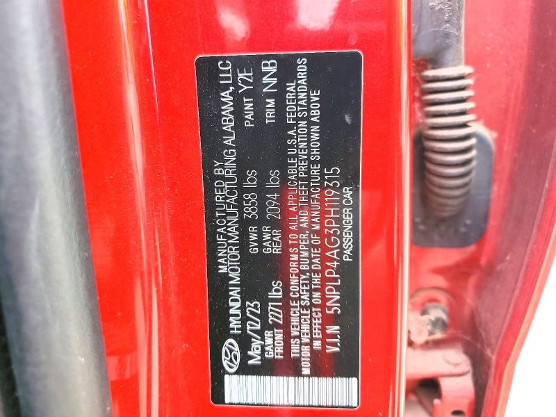 Продажа на аукционе авто 2023 Hyundai Elantra, vin: 5NPLP4AG3PH119315, номер лота: 56220716