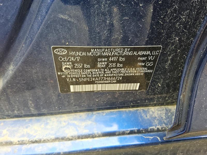 Продажа на аукционе авто 2018 Hyundai Sonata, vin: 5NPE24AF7JH666724, номер лота: 50318366