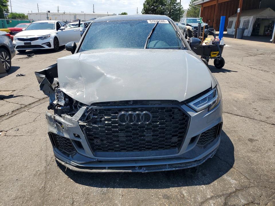 2019 Audi Rs3 მანქანა იყიდება აუქციონზე, vin: WUABWGFF1KA906637, აუქციონის ნომერი: 57626586