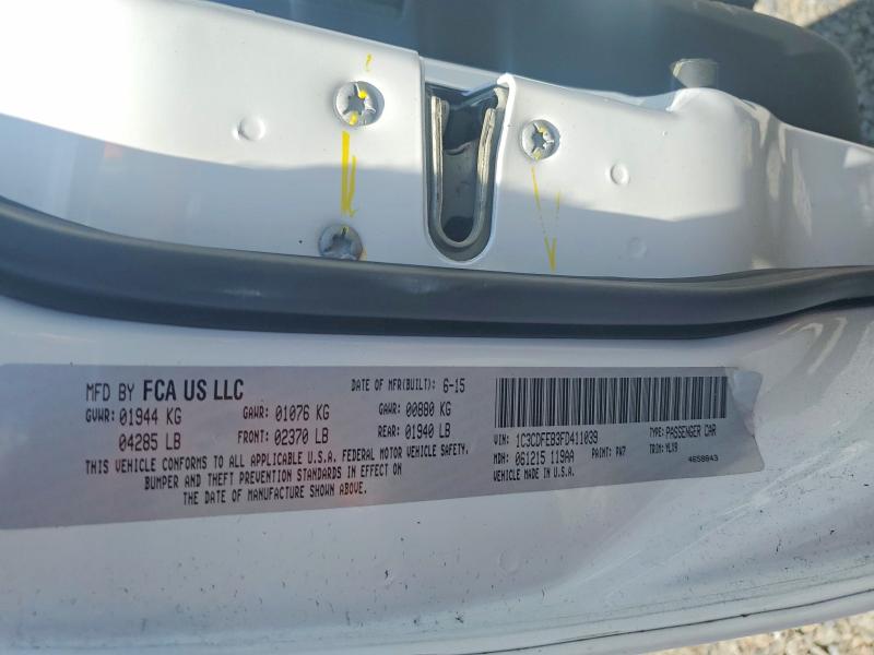 Продаж на аукціоні авто 2015 Dodge Dart, vin: 1C3CDFEB3FD411039, номер лоту: 56695146