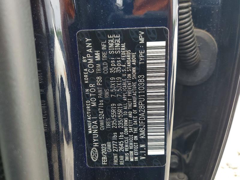 Продажа на аукционе авто 2023 Hyundai Tucson, vin: KM8JFDA28PU110383, номер лота: 55597626