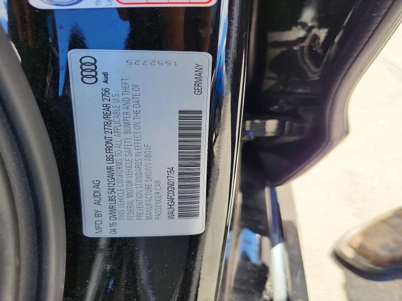 Aukcja sprzedaży 2016 Audi A6, vin: WAUHGAFC0GN017154, numer aukcji: 56369266