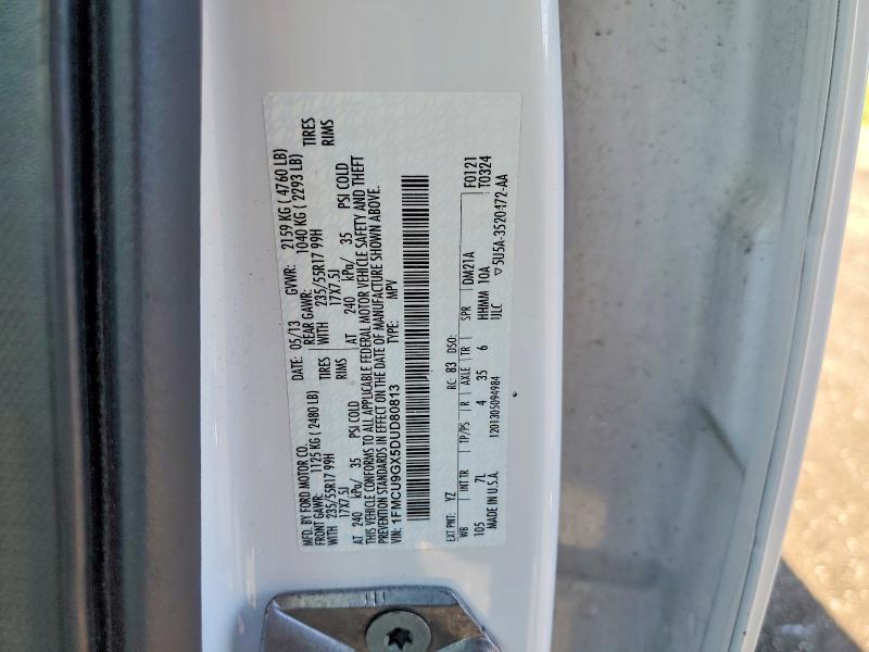 Aukcja sprzedaży 2013 Ford Escape, vin: 1FMCU9GX5DUD80813, numer aukcji: 54863616