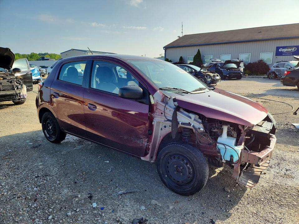 2022 Mitsubishi Mirage მანქანა იყიდება აუქციონზე, vin: ML32AUHJ4NH003330, აუქციონის ნომერი: 58752876