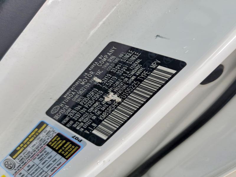 Aukcja sprzedaży 2015 Hyundai Santa Fe, vin: KM8SRDHF5FU105225, numer aukcji: 56637926