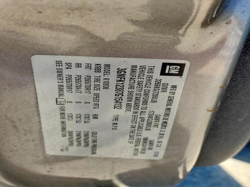 Aukcja sprzedaży 2007 Chevrolet Avalanche, vin: 3GNFK12387G154132, numer aukcji: 56121176