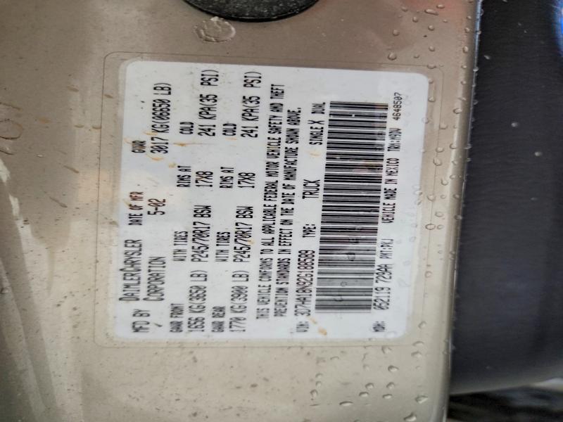 57969266 :رقم المزاد ، 3D7HA18N92G188589 vin ، 2002 Dodge 1500 مزاد بيع