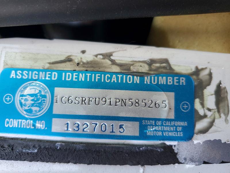 53787056 :رقم المزاد ، 1C6SRFU91PN585265 vin ، 2023 Ram 1500 مزاد بيع