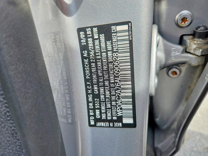 2010 Porsche Panamera მანქანა იყიდება აუქციონზე, vin: WP0AC2A76AL090628, აუქციონის ნომერი: 59146816