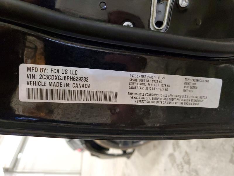 Продажа на аукционе авто 2023 Dodge Charger, vin: 2C3CDXGJ6PH629233, номер лота: 57502956