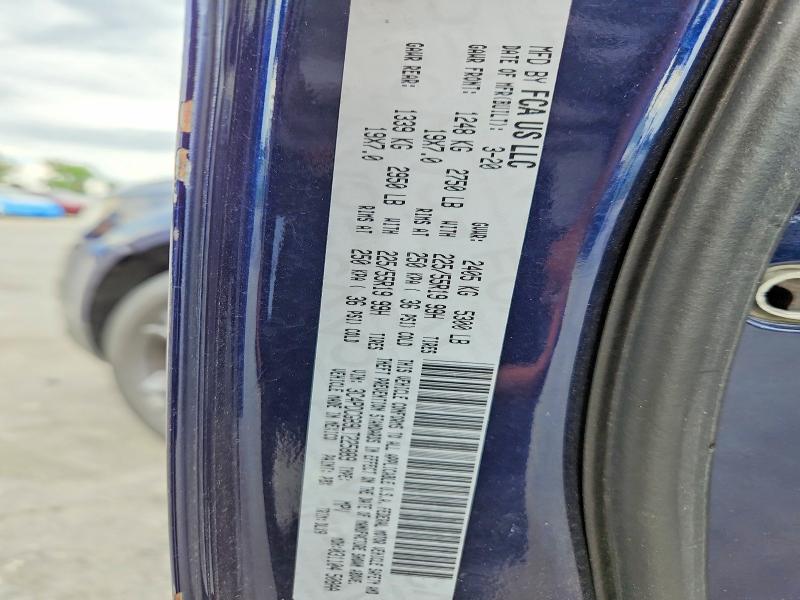 2020 Dodge Journey მანქანა იყიდება აუქციონზე, vin: 3C4PDCGB9LT225889, აუქციონის ნომერი: 57035976