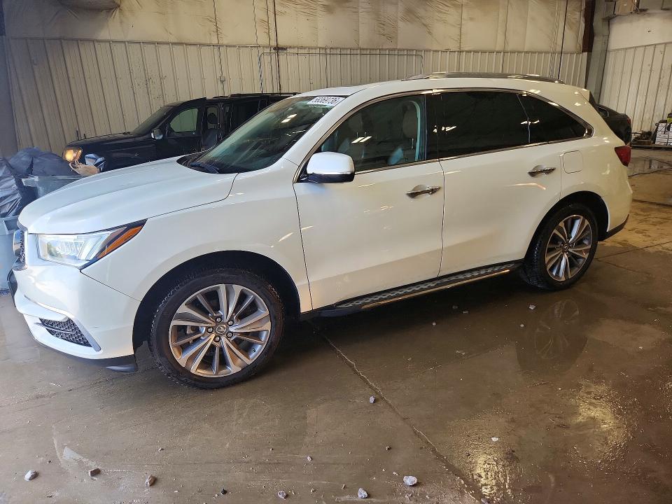 58369736 :رقم المزاد ، 5FRYD4H50HB022722 vin ، 2017 Acura Mdx مزاد بيع