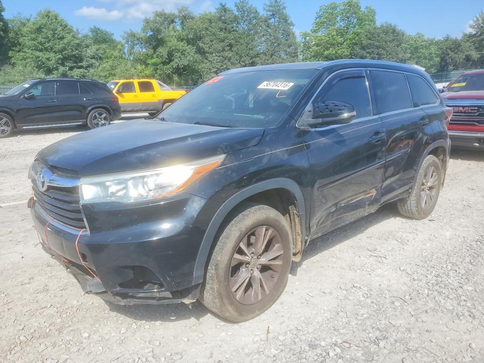 56704316 :رقم المزاد ، 5TDJKRFH2FS148284 vin ، 2015 Toyota Highlander مزاد بيع