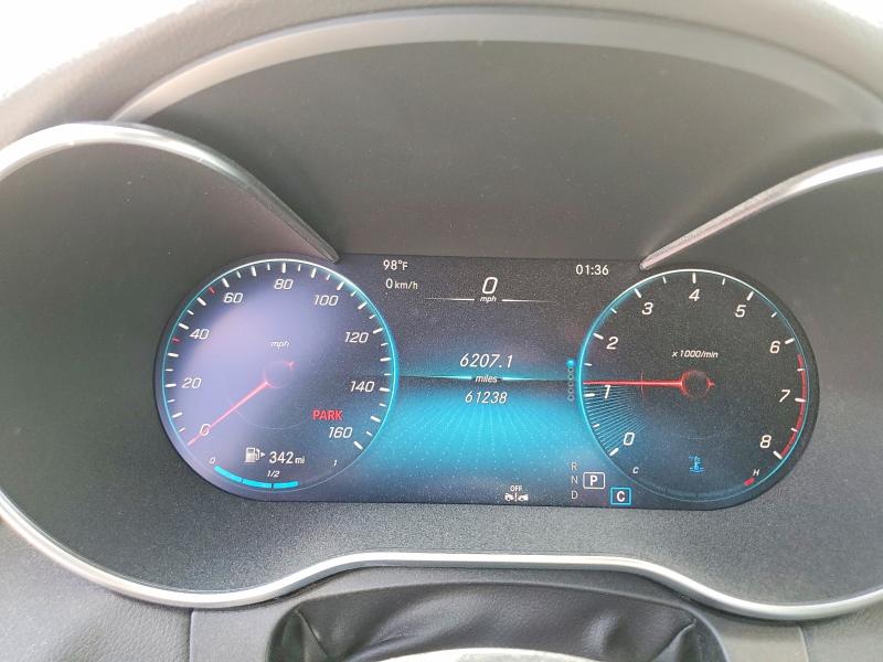2022 Mercedes-benz C მანქანა იყიდება აუქციონზე, vin: W1KWJ8EB8NG112792, აუქციონის ნომერი: 55507696