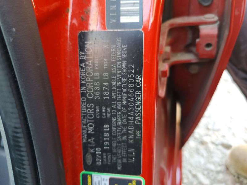 Продажа на аукционе авто 2010 Kia Rio 5d, vin: KNADH4A30A6680522, номер лота: 55651996