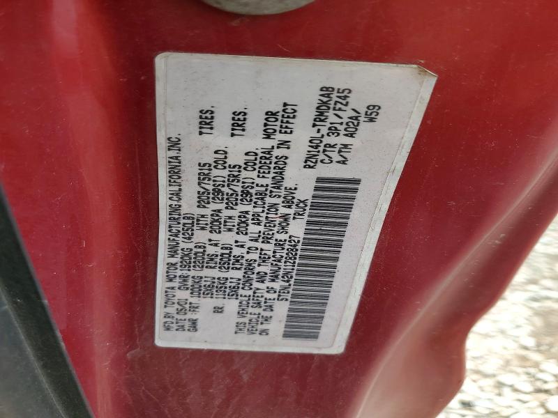 Продаж на аукціоні авто 2001 Toyota Tacoma, vin: 5TENL42N11Z828427, номер лоту: 56828286