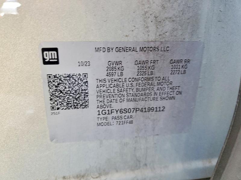 Aukcja sprzedaży 2023 Chevrolet Bolt Euv, vin: 1G1FY6S07P4199112, numer aukcji: 55846506