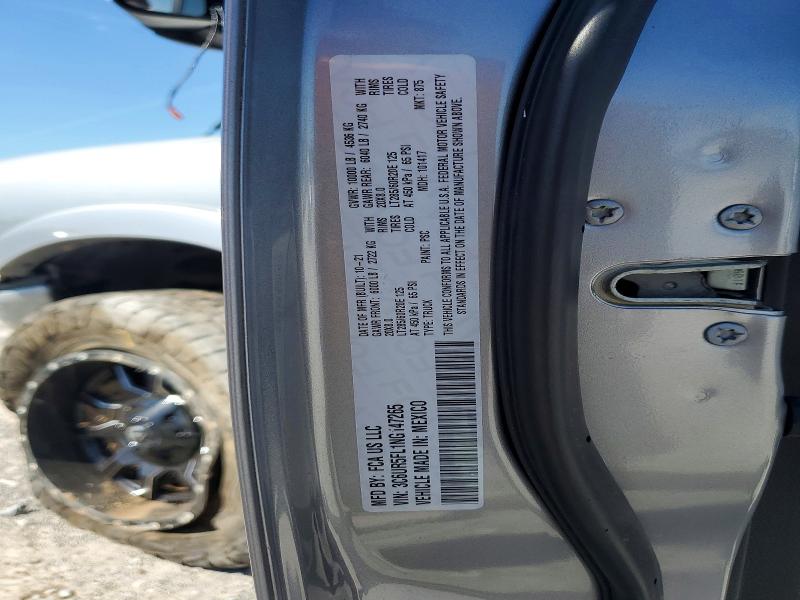 Продаж на аукціоні авто 2022 Ram 2500, vin: 3C6UR5FL1NG147265, номер лоту: 56050106