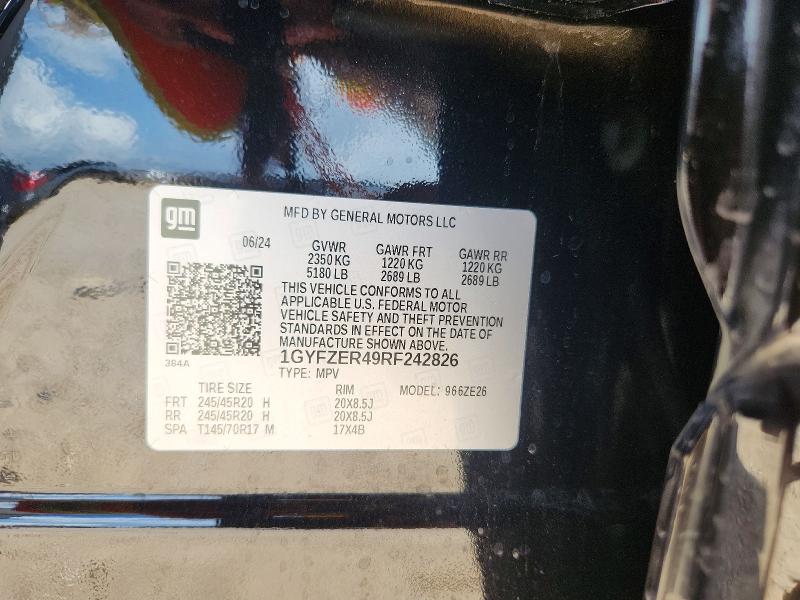 Aukcja sprzedaży 2024 Cadillac Xt4, vin: 1GYFZER49RF242826, numer aukcji: 56535196